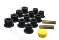 Energy Suspension 6/86-97 Nissan 720 & Hardbody Pickup 2WD Black Rear Leaf Spring Bushing Set