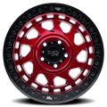 Dirty Life 9313 Enigma Race 17x9 / 5x127 BP / -12mm Offset / 78.1mm Hub Crimson Candy Red Wheel