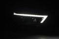 AlphaRex 14-20 Toyota 4Runner LUXX LED Proj Headlights Black w/Activ Light/Seq Signal/DRL