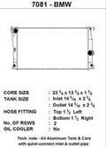 CSF BMW 2 Series (F22/F23) / BMW 3 Series (F30/F31/F34) / BMW 4 Series (F32/F33/F36) A/T Radiator