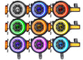 Oracle 2021+ Ford Bronco Oculus Bi-LED Projector Headlights - ColorSHIFT LED