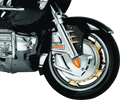 Kuryakyn Brake Rotor Cover Honda 01-17 GL1800 Except Airbag Models - Chrome