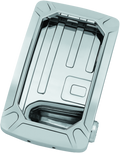 Kuryakyn Nova Curved Vertical Mount Side License Plate Holder Chrome