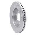 DFC 07-21 Ford F-150 4WD Front Left Drilled & Slotted Silver Brake Rotor