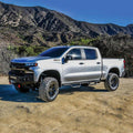 Westin 19-22 Chevrolet Silverado / GMC Sierra Crew Cab Outlaw Nerf Step Bars - Textured Black