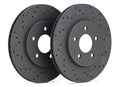 Hawk Talon 2016 Toyota Land Cruiser Drilled and Slotted Front Brake Rotor Set