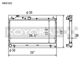 Koyo 08-15 Subaru WRX / STI 05-09 Subaru Legacy GT 2.5L (MT / w/ Filler Neck) Radiator