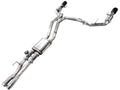 AWE Tuning Gen 3 Raptor R SwitchPath Exhaust - Diamond Black Tips