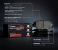 R1 16-20 Ford Mustang Front Track/Street Brake Pads