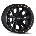 Dirty Life 9303 DT-1 17x9 / 5x127 BP / -12mm Offset / 78.1mm Hub Matte Black Wheel - Beadlock