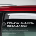 Putco 19-20 Chevy Silverado / GMC Sierra 1500 - Crew Cab (Set of 4) Element Chrome Window Visors