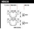 Hawk 04-10 BMW 535i/545i/550i / 04-10 645Ci/650i /02-09 745i/745Li/750 DTC-70 Race Rear Brake Pads