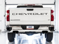 AWE Tuning 4th Gen GM 1500 6.2L 0FG Cat-Back Split Rear Exit (w/ Bumper Cutouts) - Quad Diamond Tips