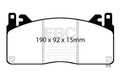 EBC 2015+ Ford Mustang GT350 Bluestuff Front Brake Pads