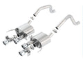Borla 15 Chevy Corvette C7 ZO6 6.2L w/o AFM w/ NPP ATAK Quad RD RL AC Tips Center Rear Exit Exhaust