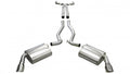 Corsa 2010-2013 Chevrolet Camaro Convertible SS 6.2L V8 Manual Polished Sport Cat-Back + XO Exhaust