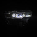 AlphaRex 25-26 Dodge Ram 1500 Luxx LED Proj Headlights -Black w/Activ Lit/ Seq Signal/Switchbk DRL