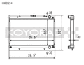 Koyo Nissan 89-93 Skyline GT-R/GT-S 2.6L (t)/88-94 Cefiro 2.0L (t)/89-93 Laurel 2.0L (t) Radiator