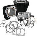 S&S Cycle 86-21 Sportster Models High Compression 1250cc Conversion Kit - Wrinkle Black