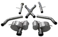 Corsa 2012-21 Jeep Grand Cherokee SRT 2.75in Dual Rear Xtreme Cat-Back Exhaust - Black PVD TipFinish