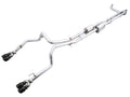 AWE Tuning 4th Gen GM 1500 6.2L 0FG Cat-Back Split Rear Exit (w/ Bumper Cutouts) - Quad Diamond Tips