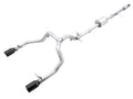 AWE Tuning 4th Gen GM 1500 5.3L 0FG Cat-Back Split Rear Exit (Flat Bumper) - Dual Diamond Tips