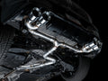 AWE Tuning MK8 Volkswagen Golf R 3in Track Edition Quad Exhaust - Chrome Silver Tips
