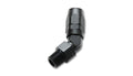 Vibrant Male -16AN to -16AN ORB 45 Degree Hose End Fitting