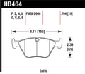 Hawk 01-06 BMW 330Ci / 01-05 330i/330Xi / 01-06 M3 DTC-60 Race Front Brake Pads