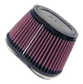 K&N Universal Rubber Filter Dual Flange Oval Tprd 3.75in Base O/S W x 3.438in Top O/S W x 6.75in H