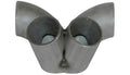 Vibrant 2-1 SS Merge Collectors (2in Inlet Slipover ID 2-1/2in Outlet OD) - Sold Individually